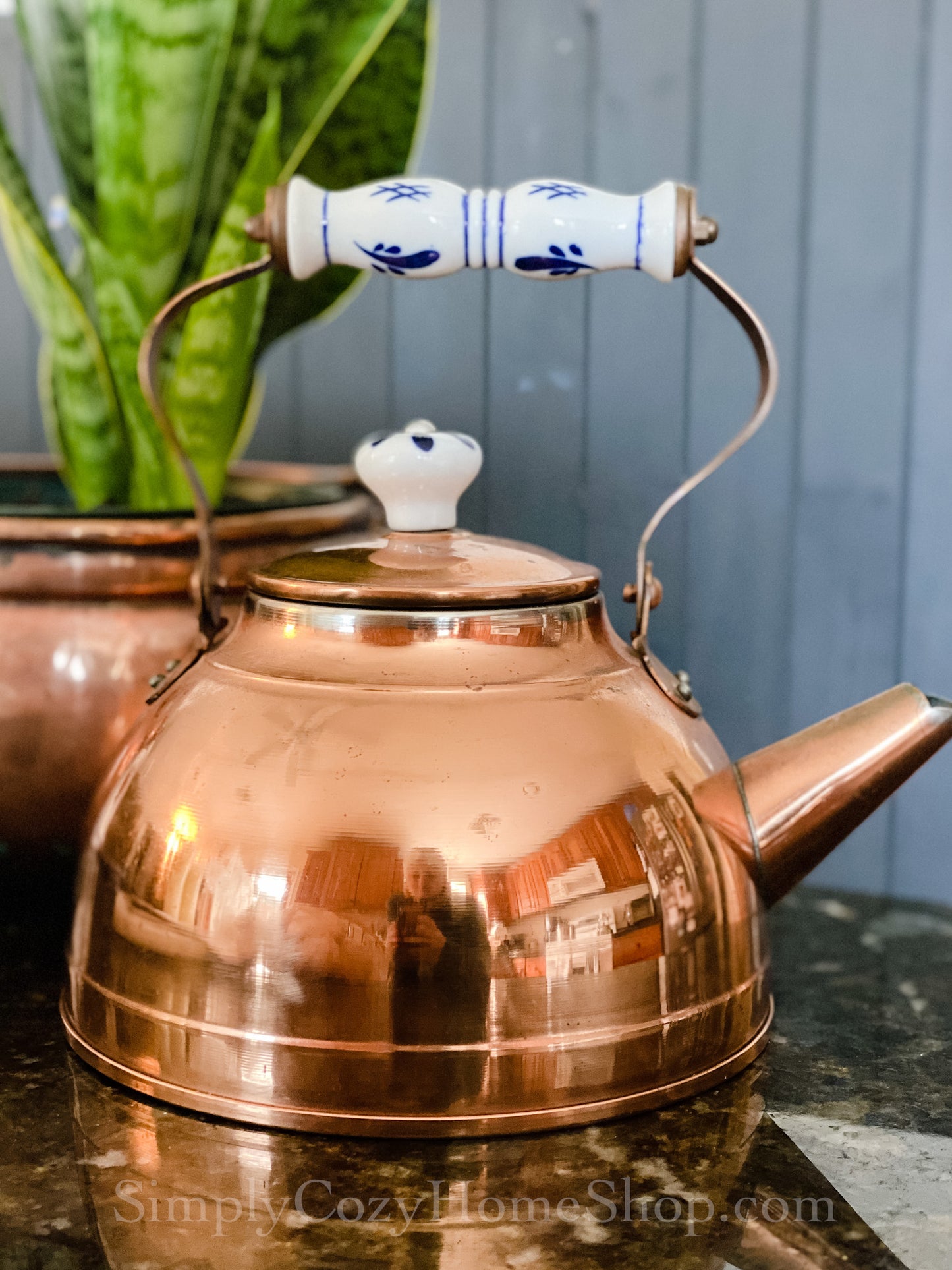 Vintage Copper Teapot 1