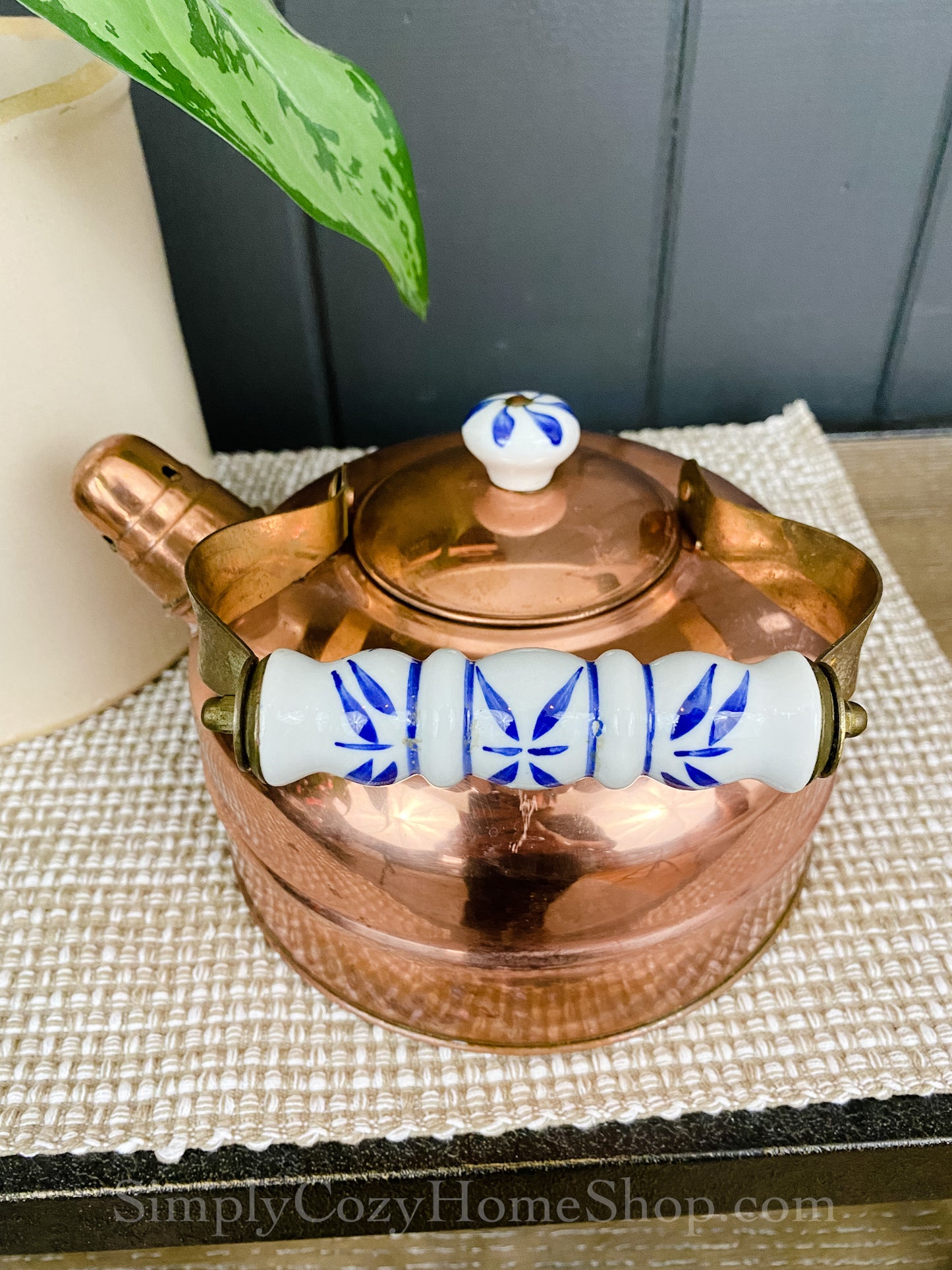 Vintage Copper Teapot 2