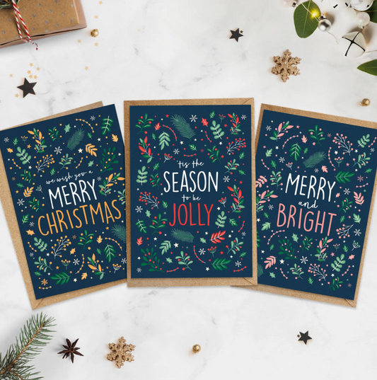 Christmas Cards - set of 3