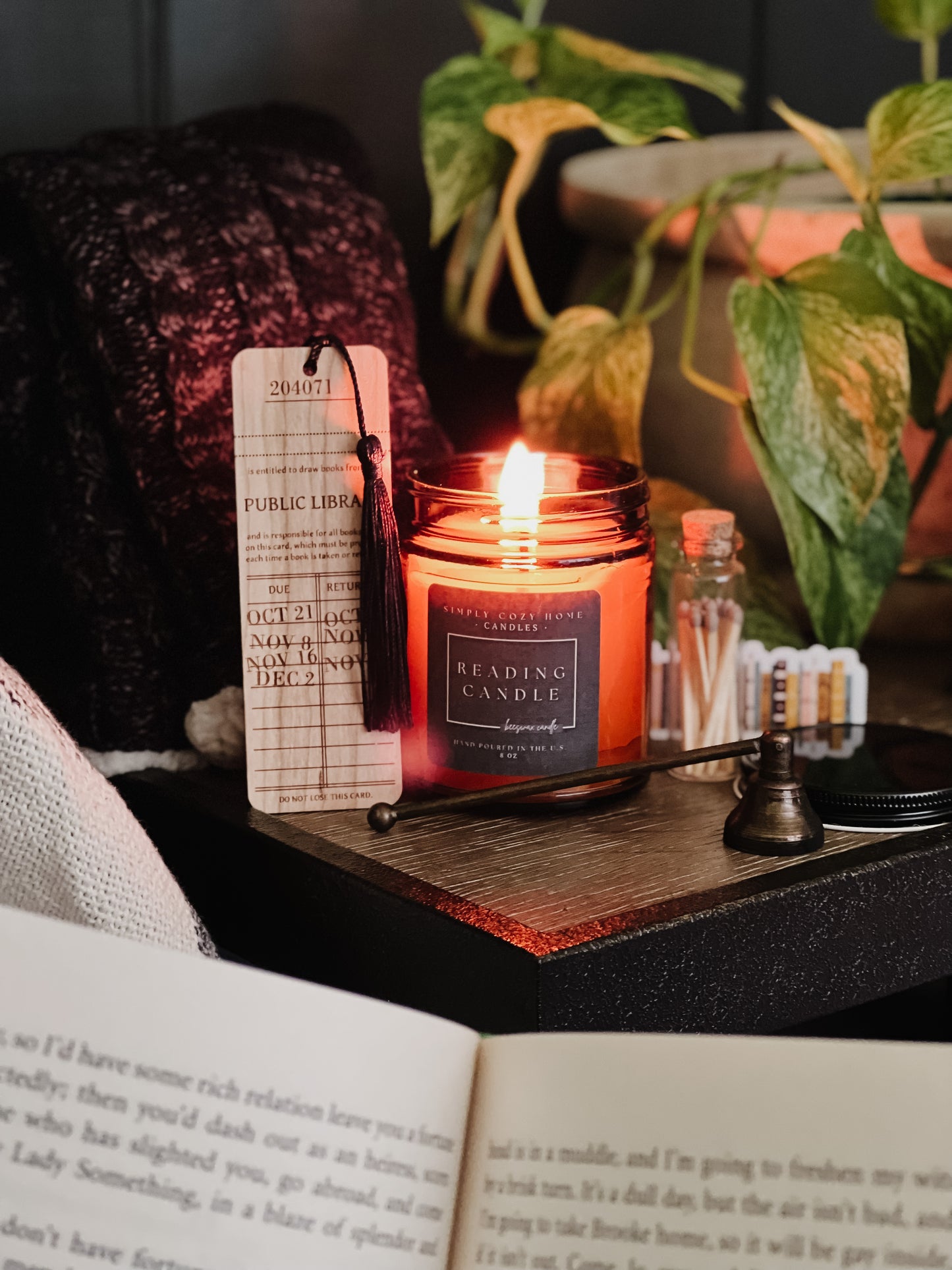 Cozy Reading Bundle : gift idea for book lovers